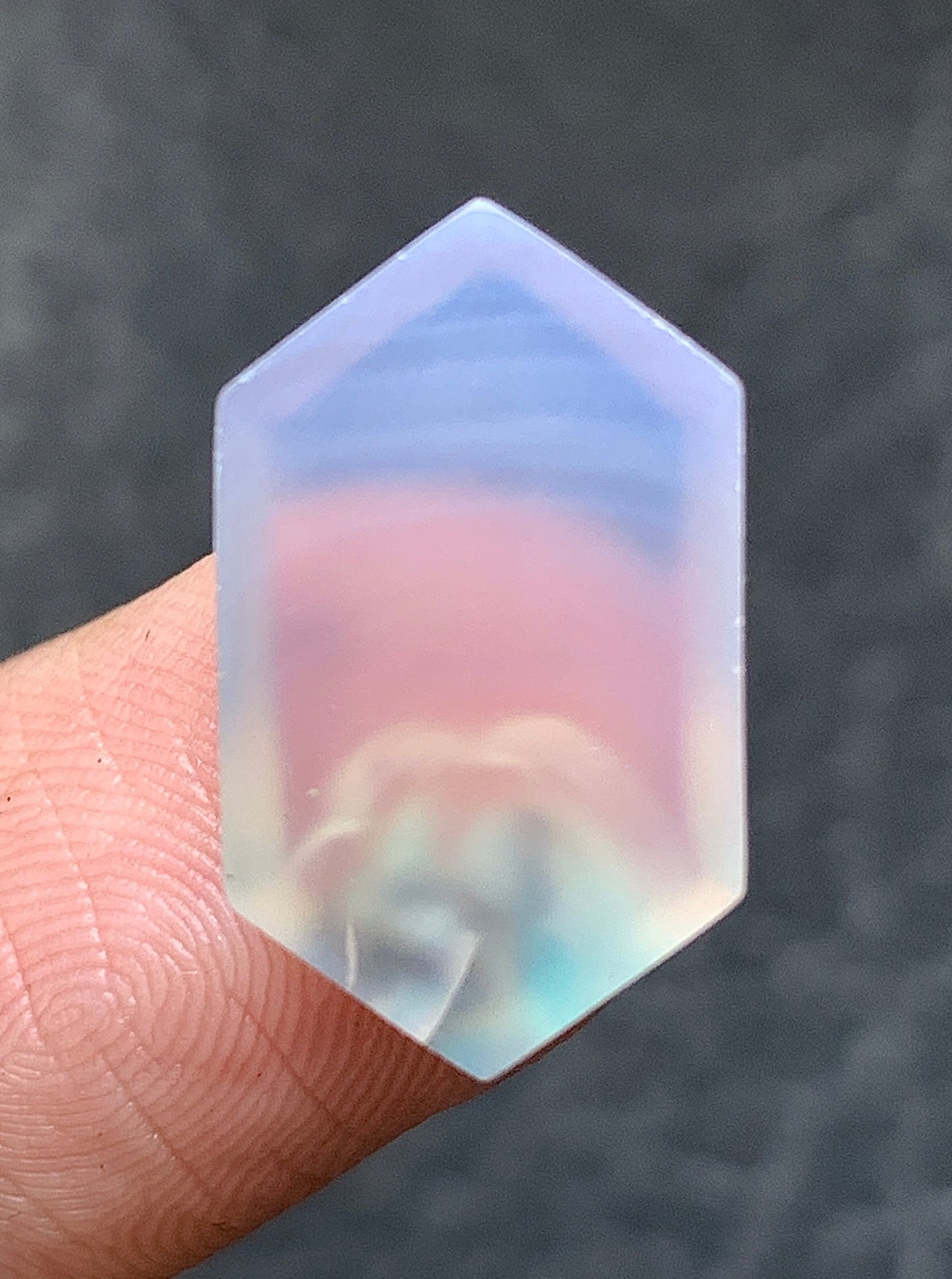 Tiny Chrysocolla Native Copper Cabochon 18x11x5mm