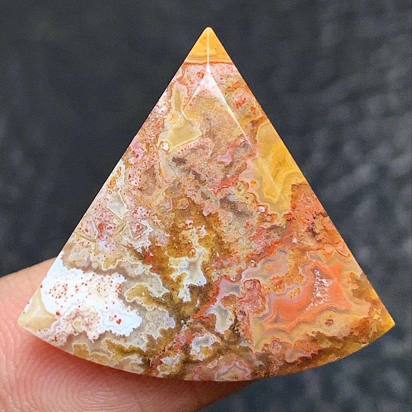 Moss Agate Cabochon 25x23x4mm