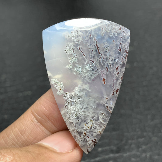 Indonesian Moss Agate Cabochon 40x26x7mm High Quality 50 ct