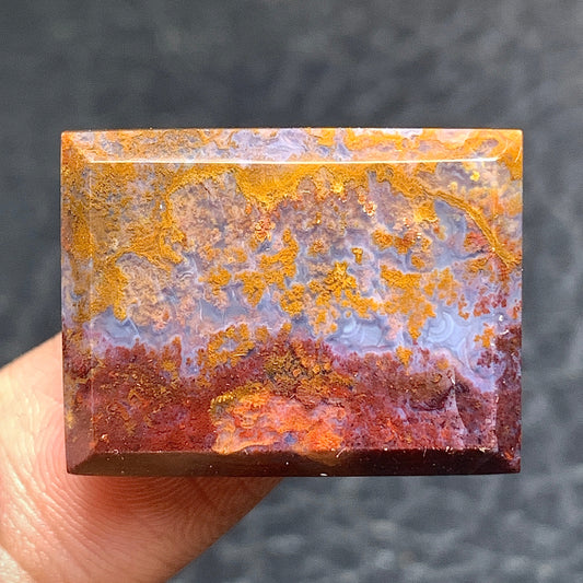 Mossy Jasper Cabochon 24x18x5mm