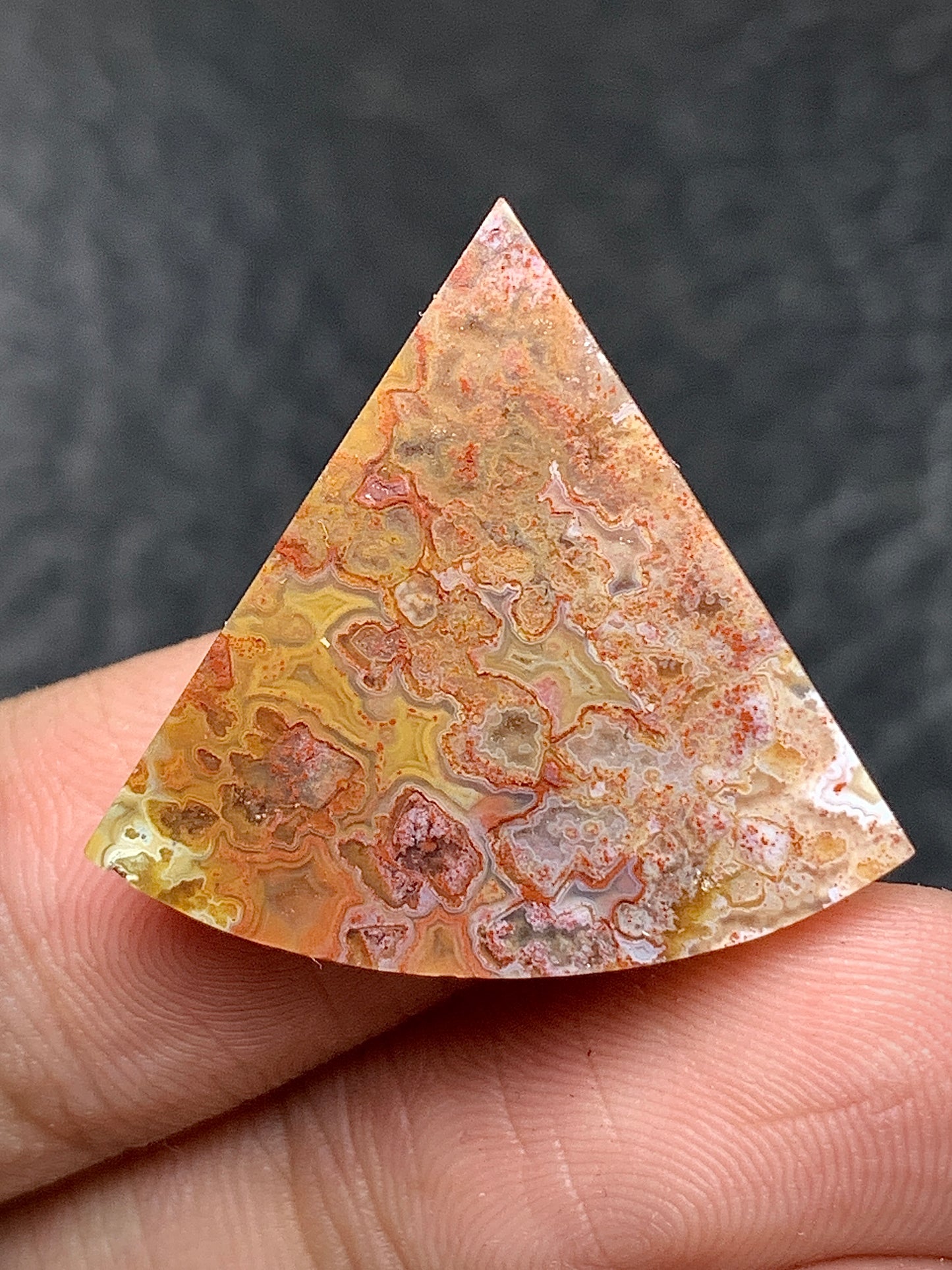 Moss Agate Cabochon 25x23x4mm