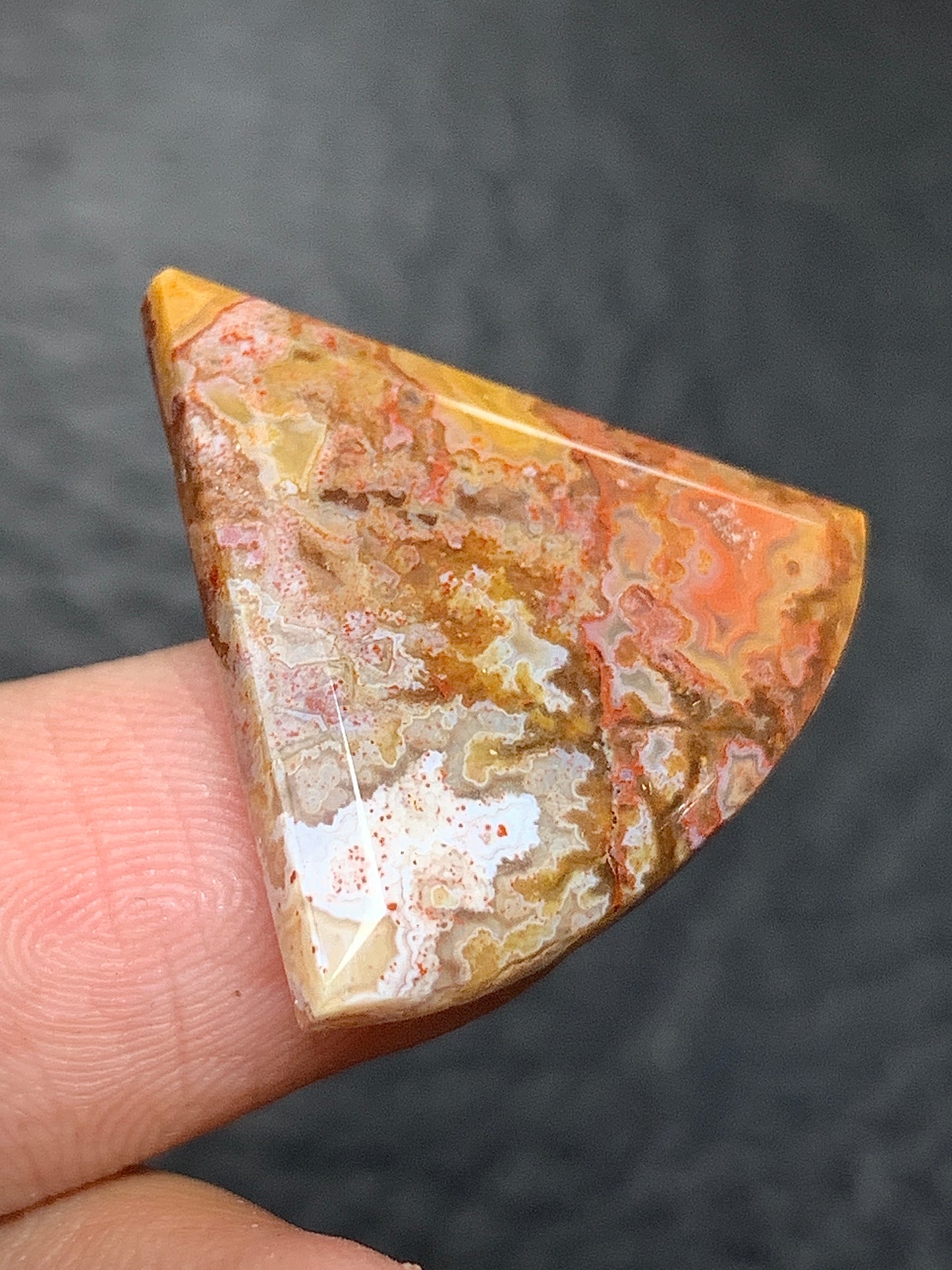 Moss Agate Cabochon 25x23x4mm