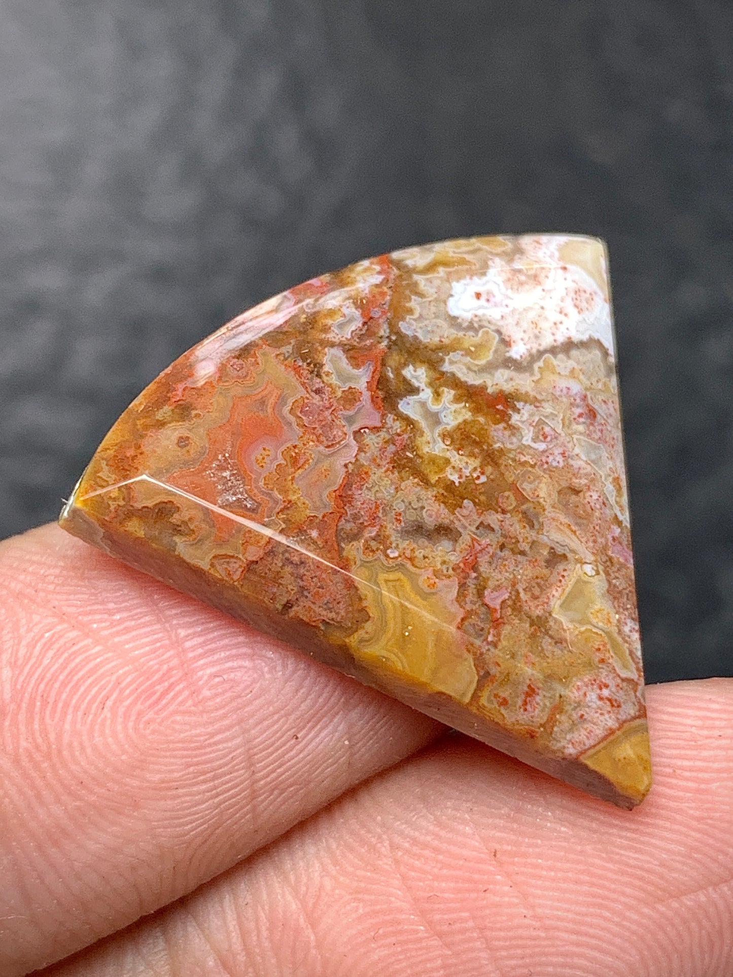 Moss Agate Cabochon 25x23x4mm