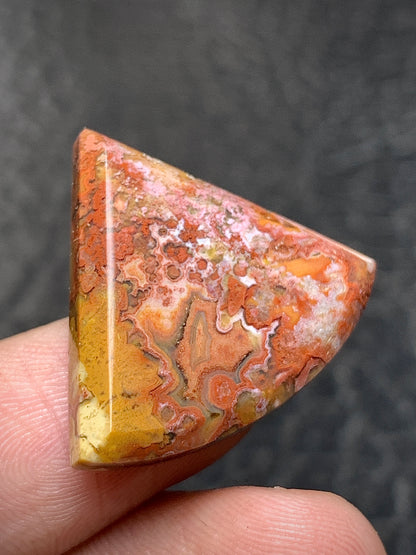 Moss Agate Cabochon 26x23x4.5mm